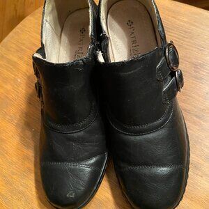 Women Shoes Patricia Black Heel sz 6 Zipper